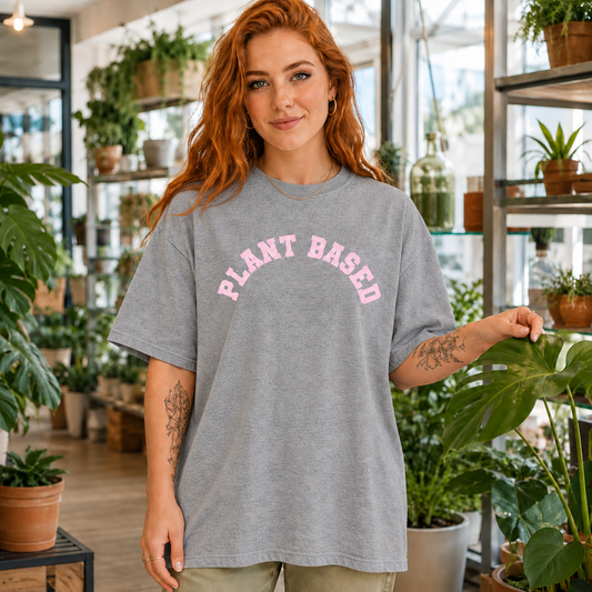 Plant based unisex organic cotton graphic T-shirt by Goodordering