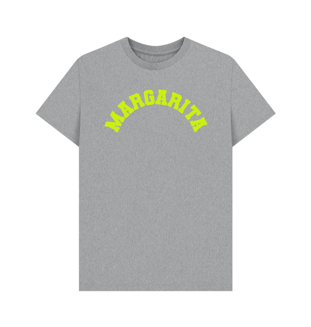 Athletic Grey Margarita cocktail varsity t-shirt unisex