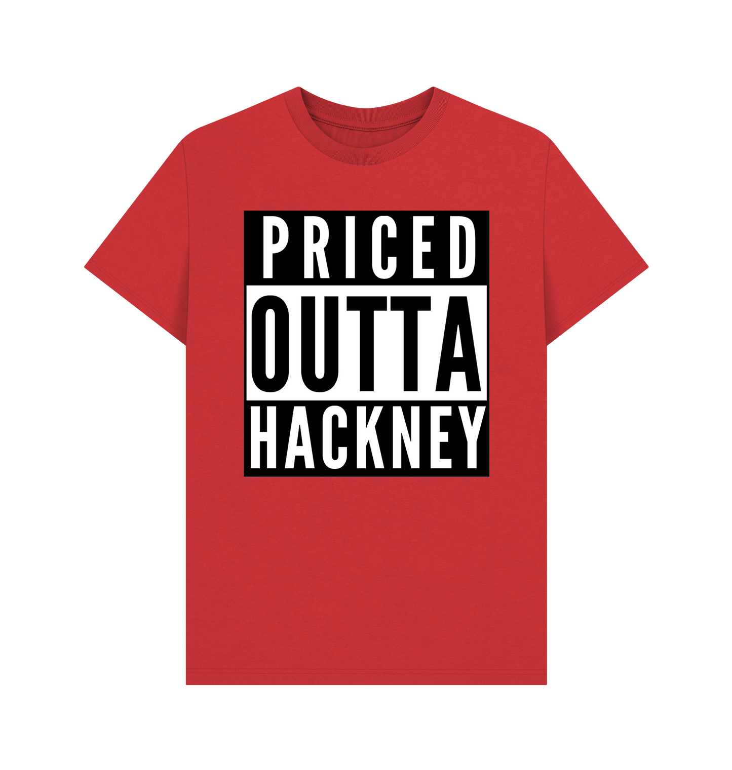 Red Printed T-shirt Front