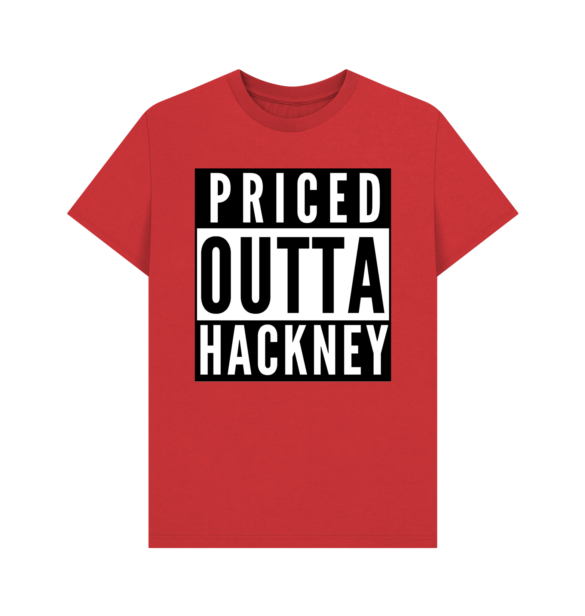 Red Printed T-shirt Front