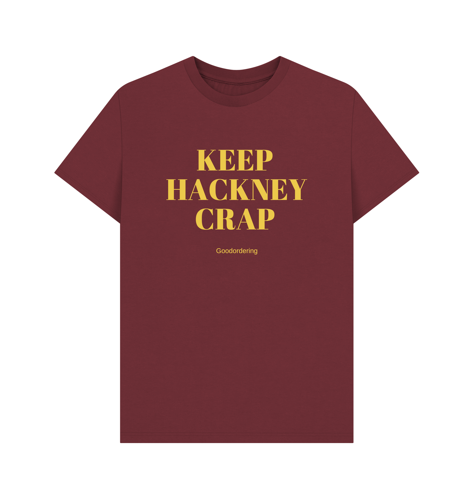 Red Wine Printed T-shirt Front