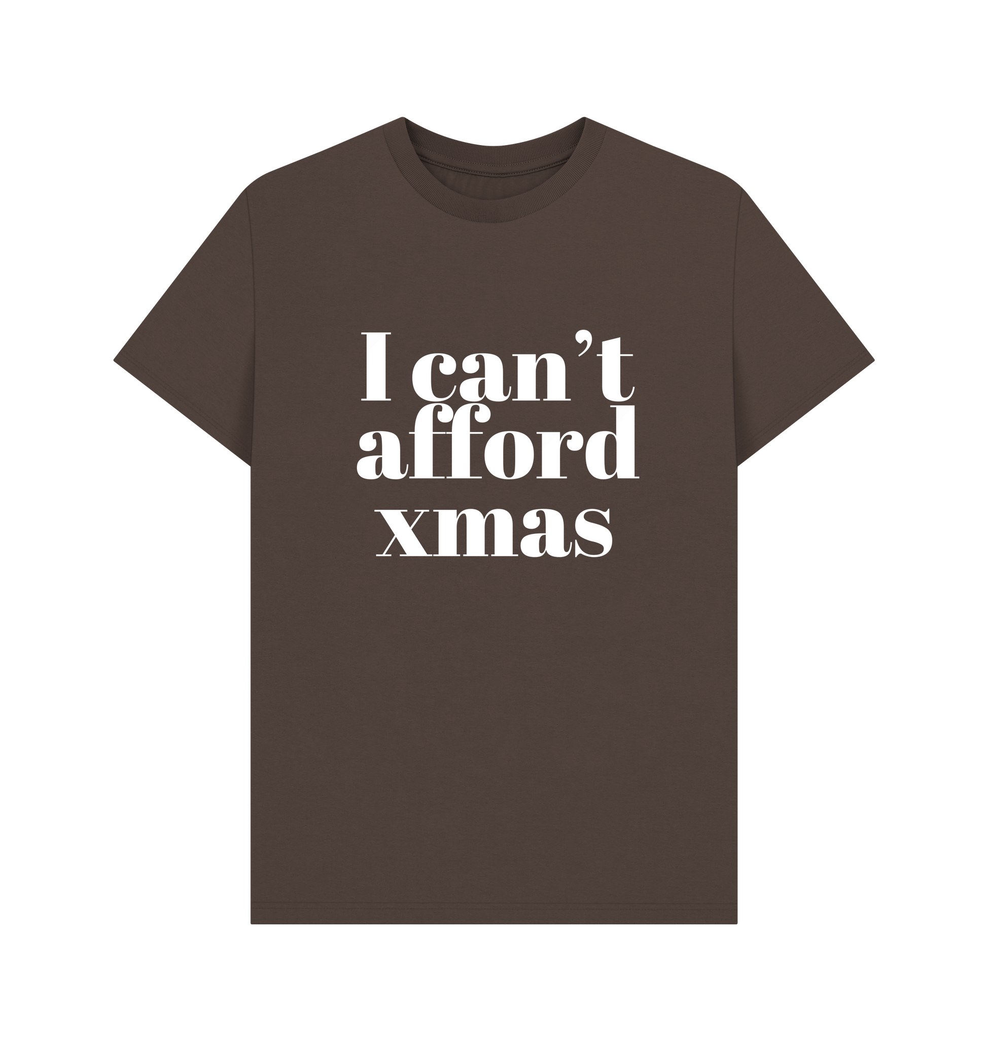 Chocolate Printed T-shirt Front