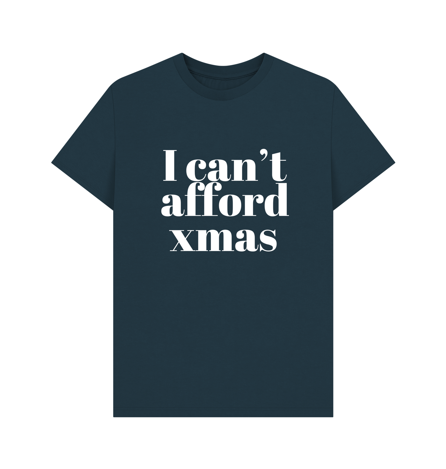 Denim Blue Printed T-shirt Front