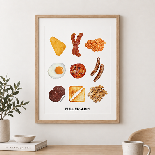 Full English A3 Art Print