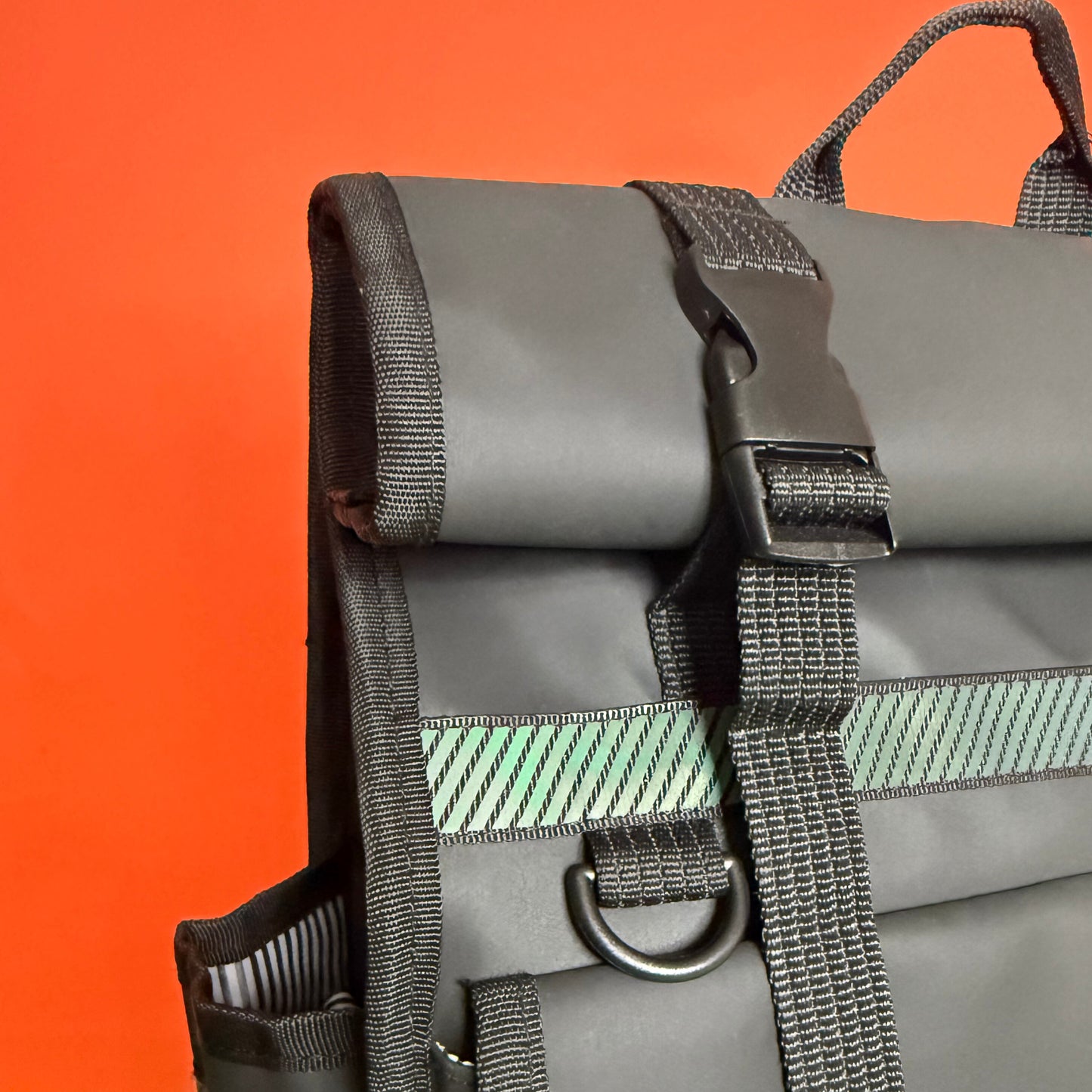 ECO Monochrome Rolltop Backpack Pannier Black 3.0 (pre order)