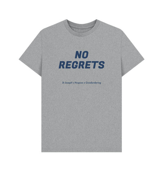 Athletic Grey St Joseph's Hospice Collaboration T-shirt No regrets