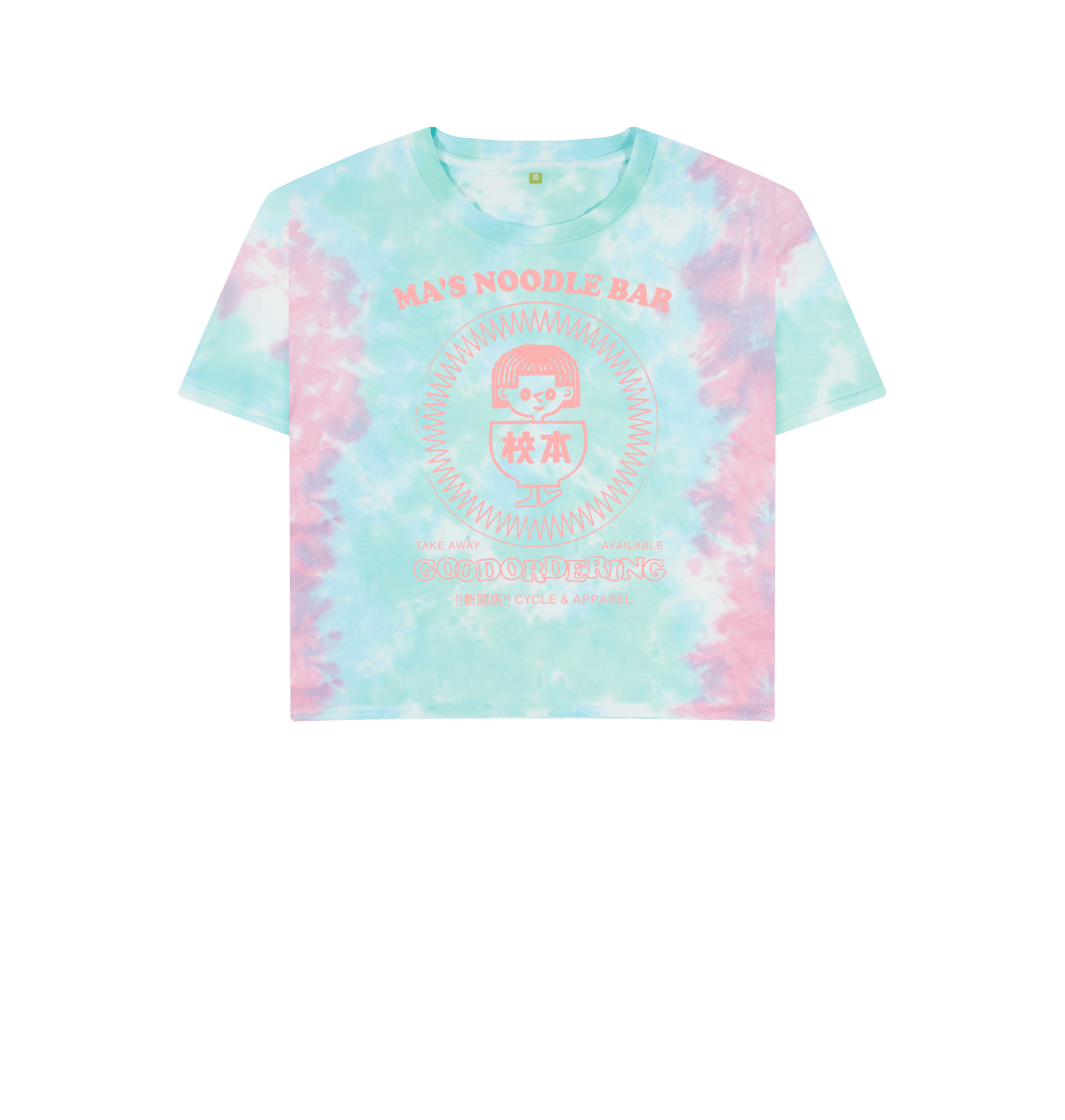 Pastel Tie Dye Printed T-shirt Front