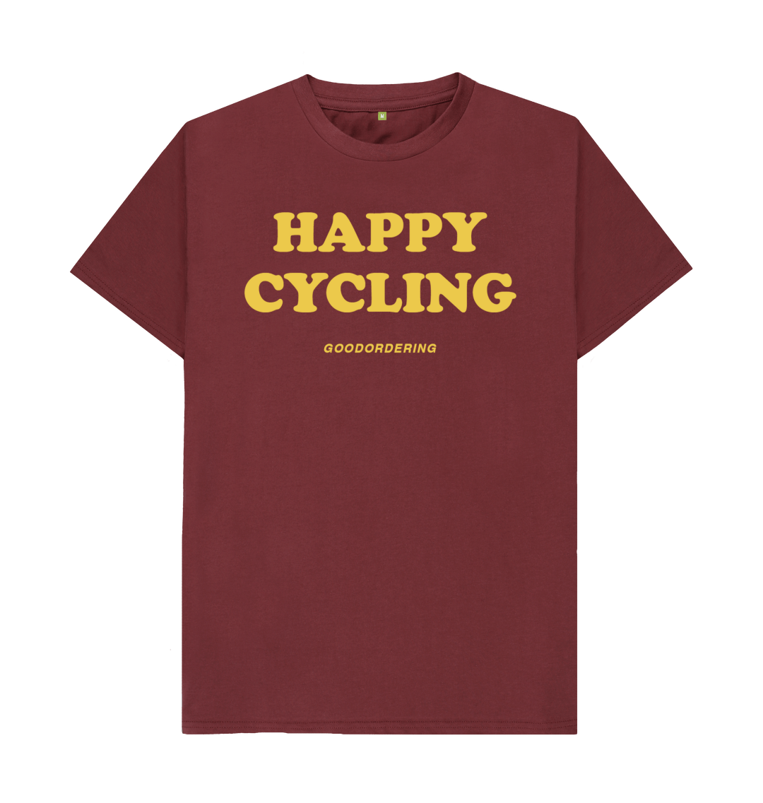 Red Wine Printed T-shirt Front