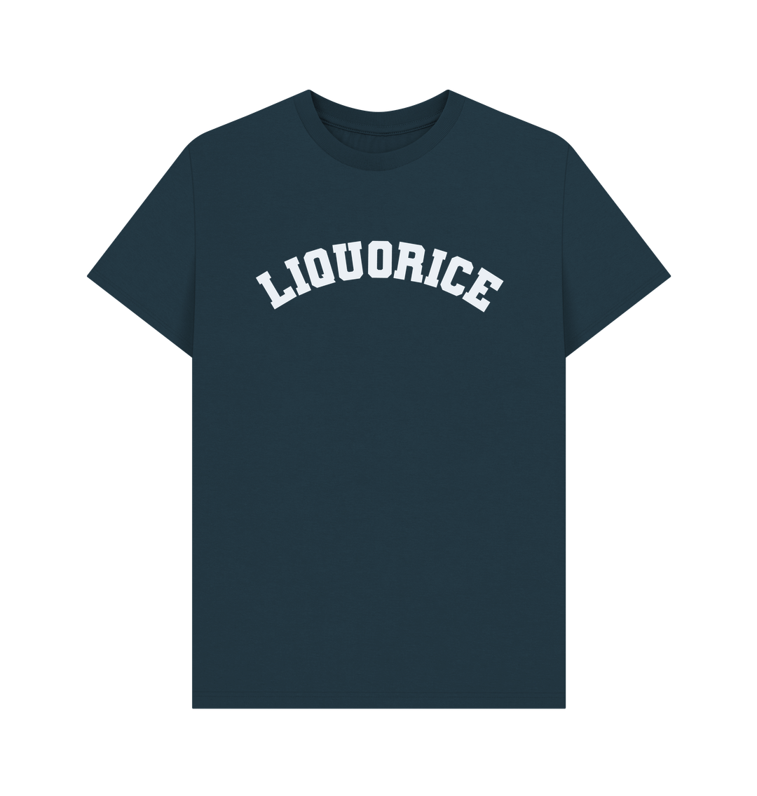 Denim Blue Liquorice Varsity T-shirt food gift