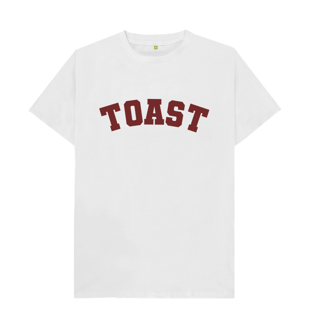 White Toast varsity unisex t-shirt 2 two colour tshirt 