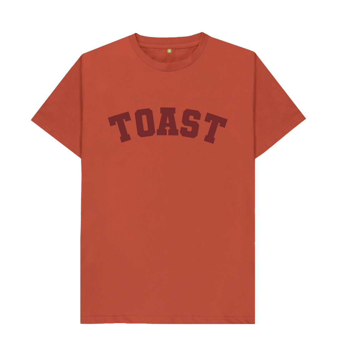 Rust Toast varsity unisex t-shirt 2 it’s all about the love of breakfast 