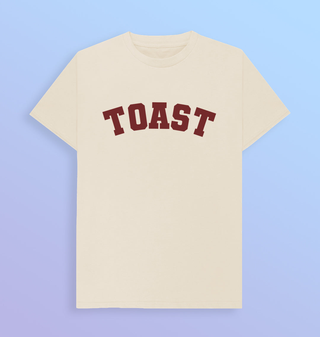 Toast varsity unisex t-shirt - Goodordering