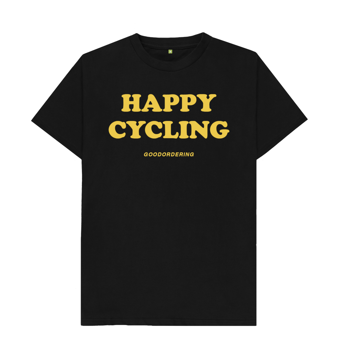 Black Printed T-shirt Front