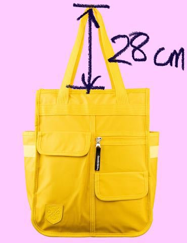 Monochrome Market Shopper Yellow