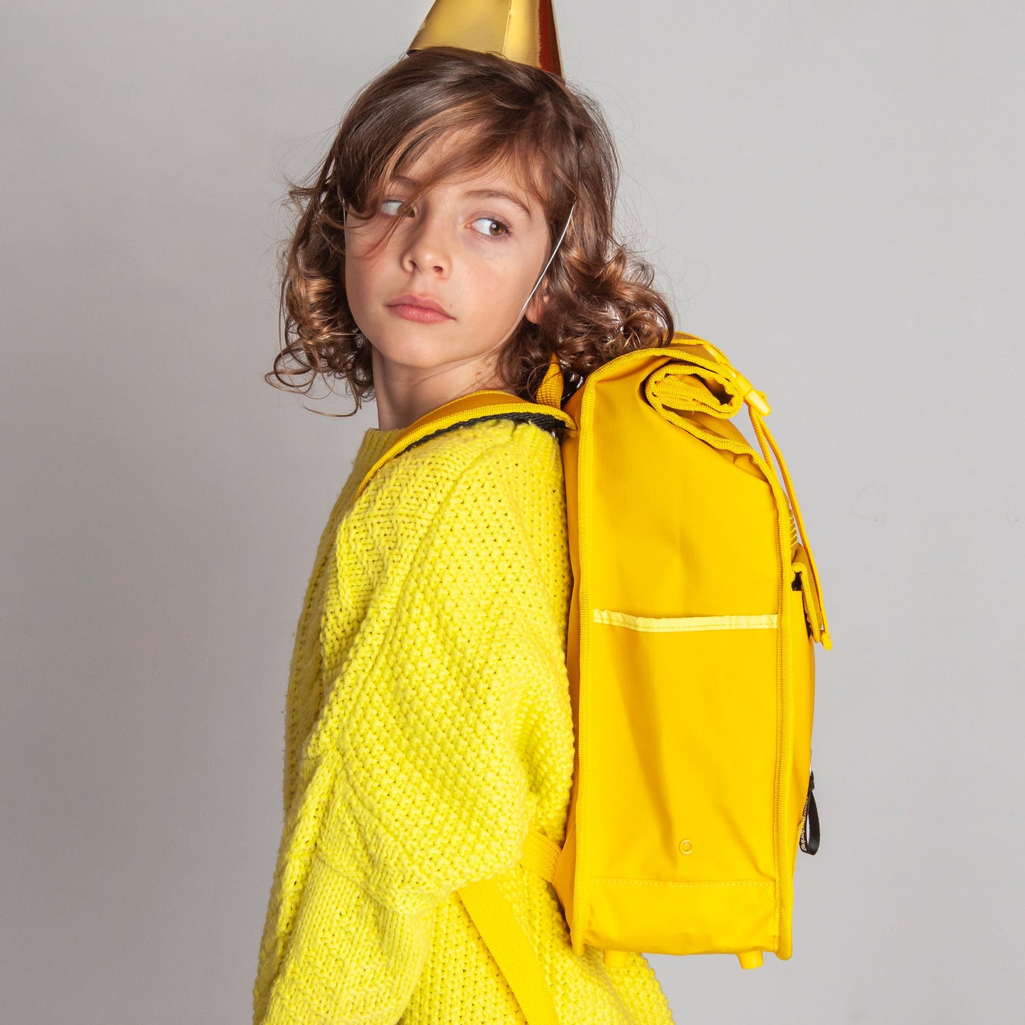 Monochrome Rolltop Backpack Mini Yellow