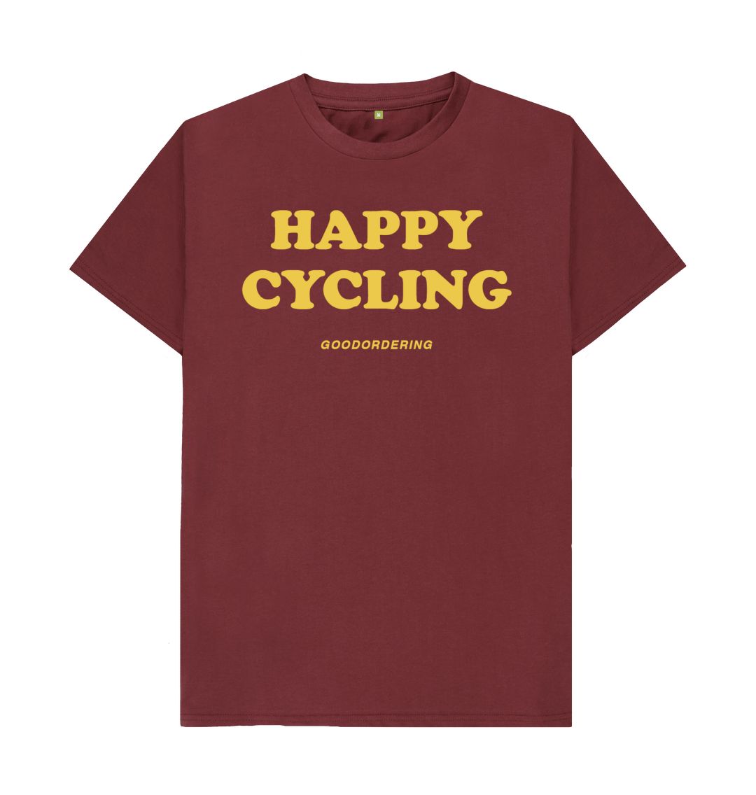 Red Wine Happy Cycling T-shirt Unisex 2