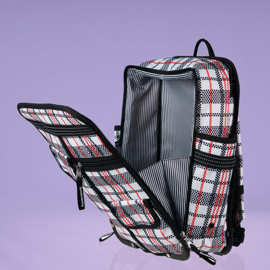 Tartan Classic laptop Backpack Eco checkered plaid laundry bag - Goodordering